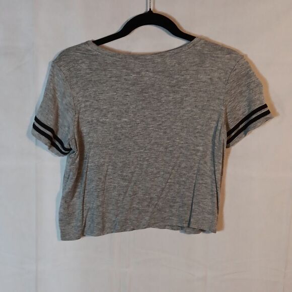 Justice Girl's Glitter "Weekend Forever" Cropped Tee - Picture 3 of 6